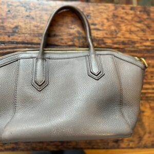 J Crew Leather Bag Taupe